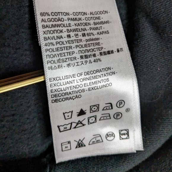 Levi's XXL Black Cropped‎ Cozy Pullover Hoodie - Picture 5 of 9